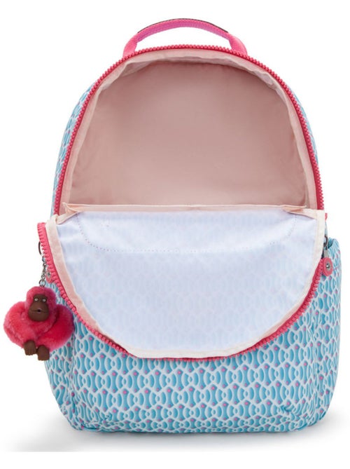 Sac à Dos avec poche pour ordinateur Kipling Seoul Lap 44 CM - Coloris Dreamy Geo Combo - Kiabi