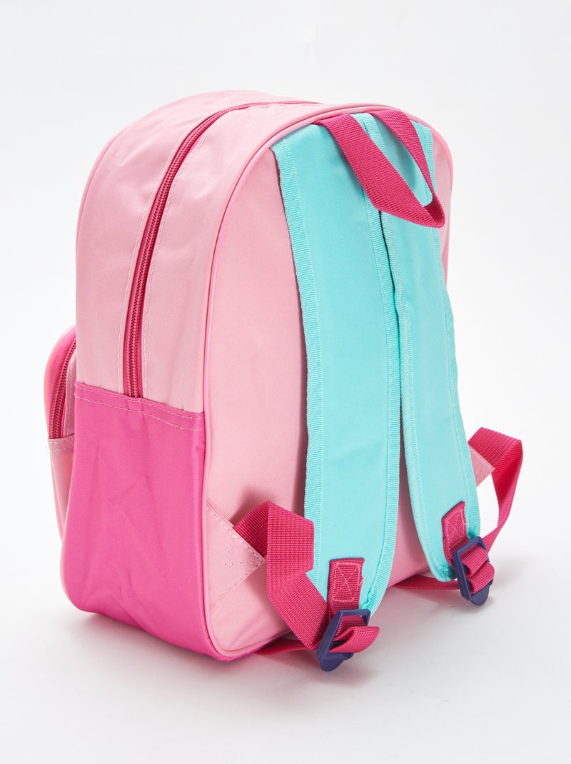 Sac à dos avec pochette transparente 'Disney' Rose - Kiabi