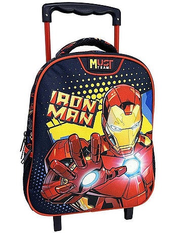 Sac à Dos avec Roulettes Avengers Iron Man 31 CM - Trolley maternelle