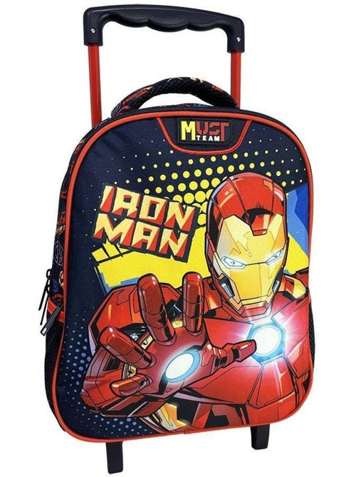 Sac à Dos avec Roulettes Avengers Iron Man 31 CM - Trolley maternelle - Kiabi