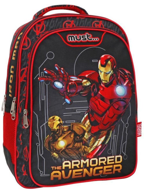 Sac à dos Avengers Iron Man imprimé polyester armuré - Kiabi