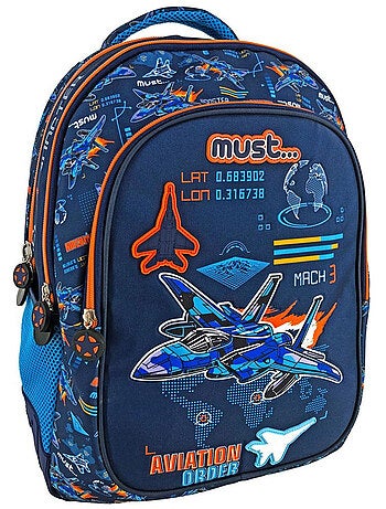 Sac à dos aviation CMP 43 cm – 2 compartiments zippés + poche frontale