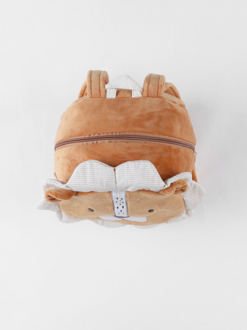 Sac à dos Babou en Veloudoux Noukie's Rose - Kiabi