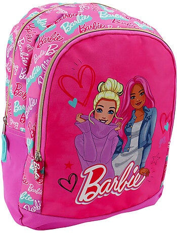 Sac à dos Barbie en tissu synthétique imprimé personnage Girl Shine