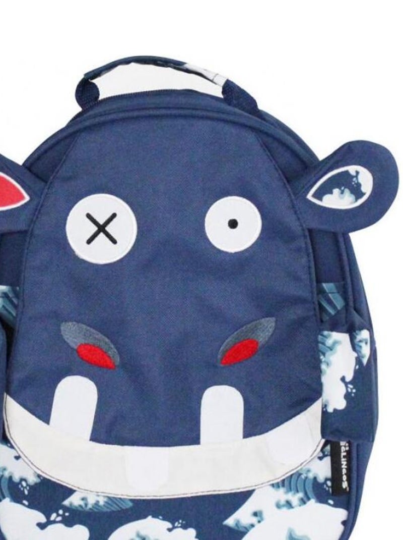 Sac À Dos Bébé Hippipos L'hippopotame Bleu - Kiabi