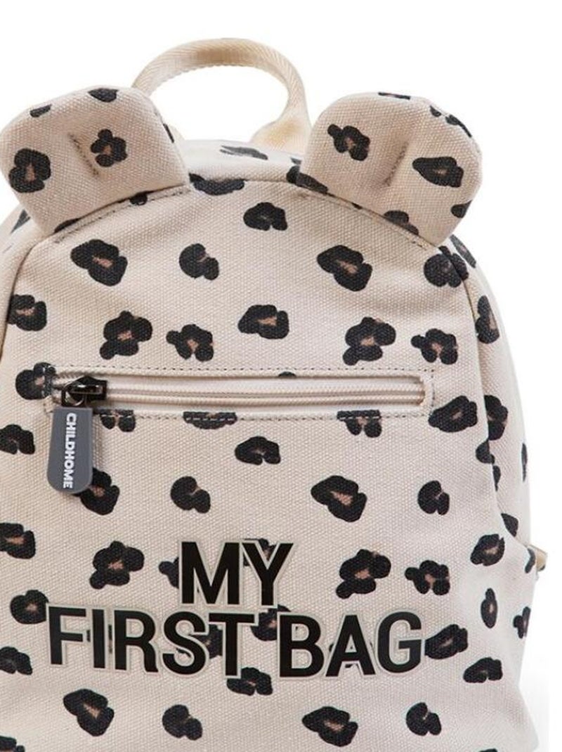 Sac à dos bébé My first bag léopard (24 cm) Beige - Kiabi