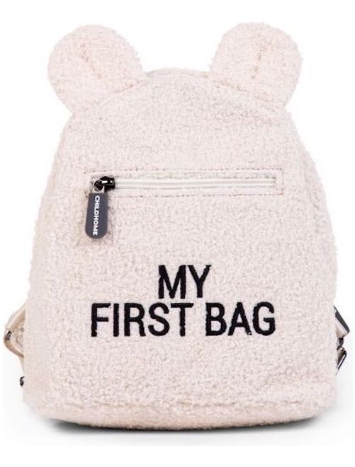 Sac à dos bébé My first bag Teddy écru (24 cm) - Kiabi