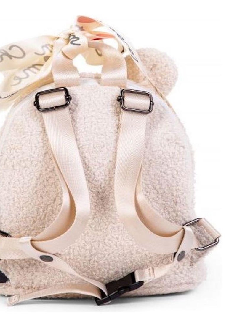 Sac à dos bébé My first bag Teddy écru (24 cm) Ecru - Kiabi