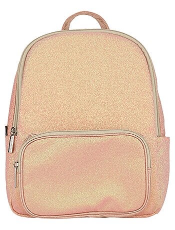Sac à dos bébé Paillettes corail