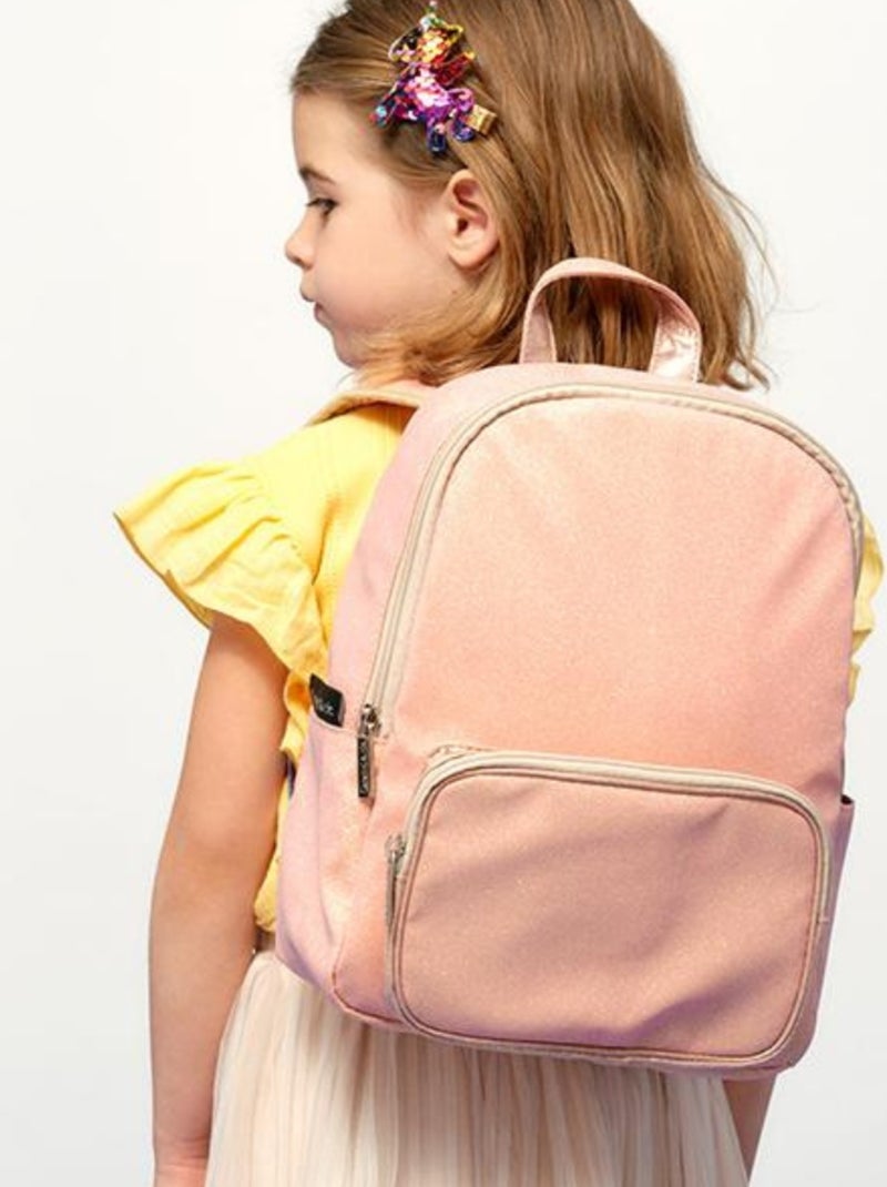 Sac à dos bébé Paillettes corail Orange - Kiabi