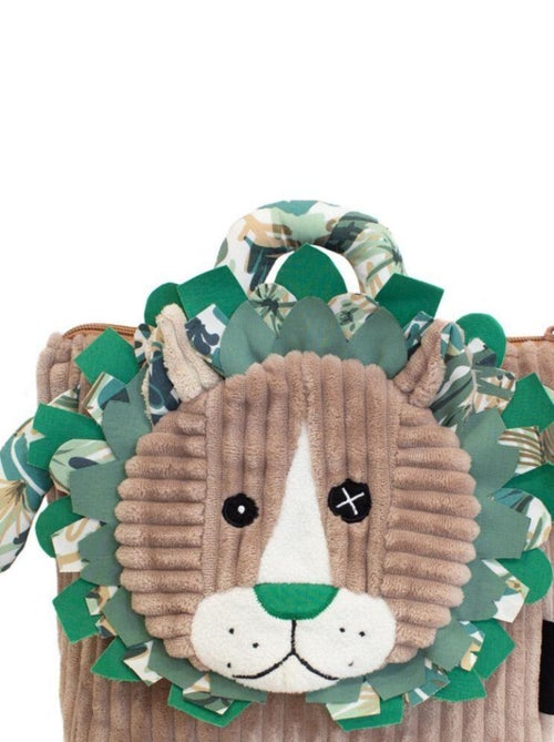 Sac à dos bébé peluche Jélékros Le Lion - Kiabi