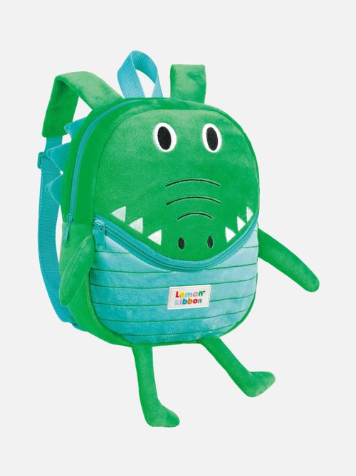 Sac à dos bébé peluche Lemon Ribbon vert motif Crocodile - Kiabi