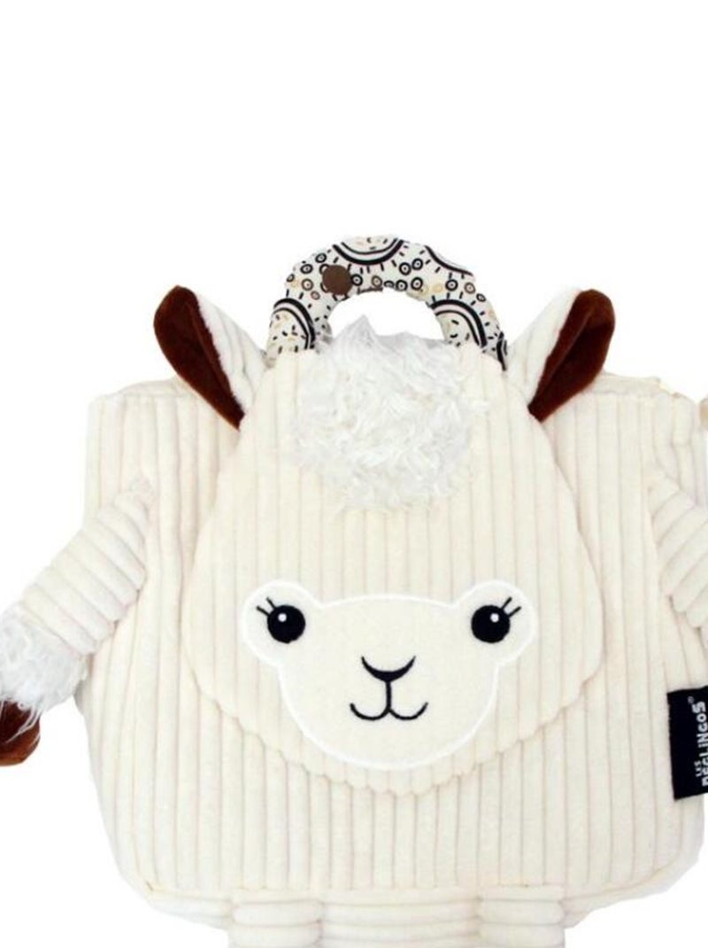 Sac à dos bébé peluche Muchachos le lama Ecru - Kiabi