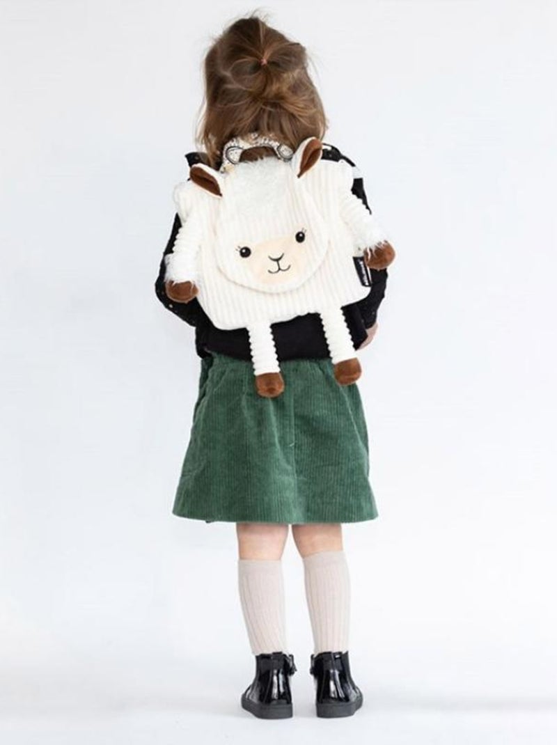 Sac à dos bébé peluche Muchachos le lama Ecru - Kiabi