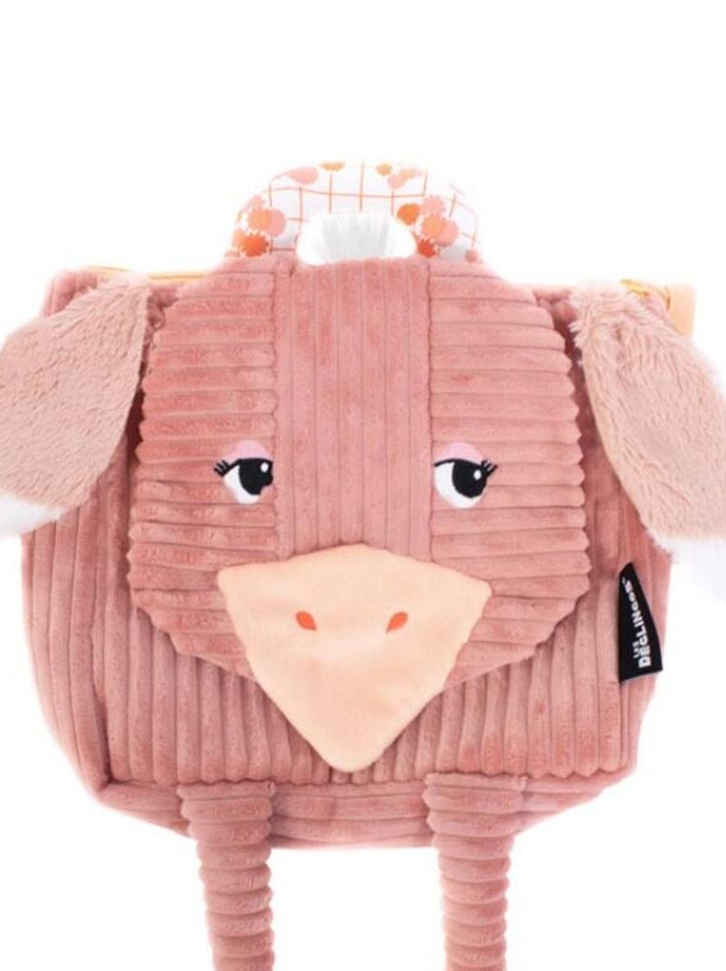 Sac à dos bébé peluche Pomelos l'autruche Rose - Kiabi