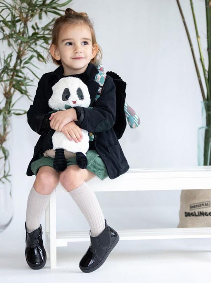 Sac à dos bébé peluche Rototos le panda Noir - Kiabi