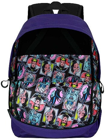 Sac à dos block - disney méchants disney vil - violet - taille unique