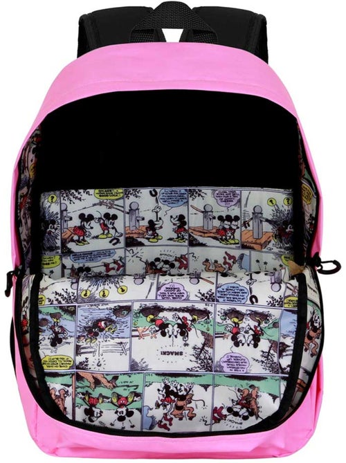 Sac à dos Block - Disney Minnie Mouse MM - Rose - Taille Unique - Kiabi
