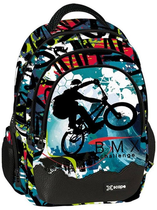 Sac à dos BMX Challenge 42 cm – 2 compartiments zippés et poches zippées – BMX Challenge - Kiabi Sac à dos BMX Challenge 42 cm – 2 compartiments zippés et poches zippées – BMX Challenge - Kiabi