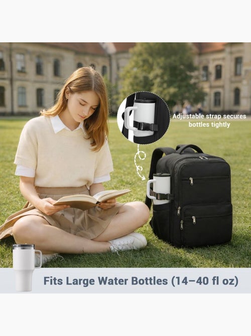 Sac à dos cabine 24 l - 40x30x20 cm nylon déperlant, pochette incluse - kono - Kiabi Sac à dos cabine 24 l - 40x30x20 cm nylon déperlant, pochette incluse - kono - Kiabi