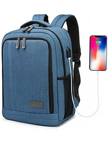 Sac à dos cabine 28x40x15 cm sous-siège avec port usb