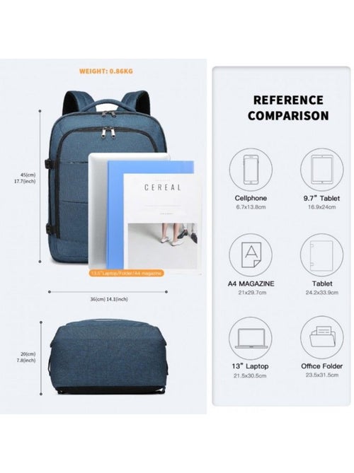 Sac à dos cabine 36x20x45 cm 30 l ouverture valise - kono - Kiabi Sac à dos cabine 36x20x45 cm 30 l ouverture valise - kono - Kiabi