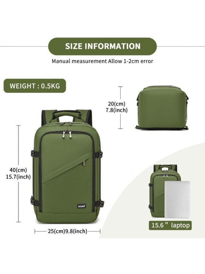 Sac à dos cabine 40x20x25 cm 20 l sous-siège ryanair - kono Vert - Kiabi