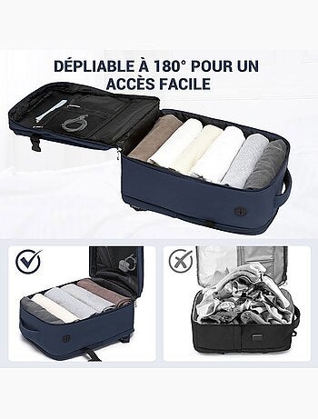 Sac à dos cabine 40x20x30 cm 24 l imperméable ryanair - kono