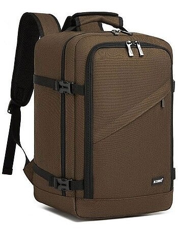 Sac à dos cabine 40x20x30 cm 24 l multi-compartiments - kono
