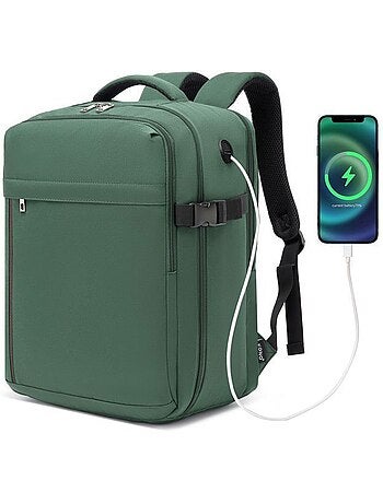 Sac à dos cabine 40x20x30 cm 24 l multi-compartiments - kono