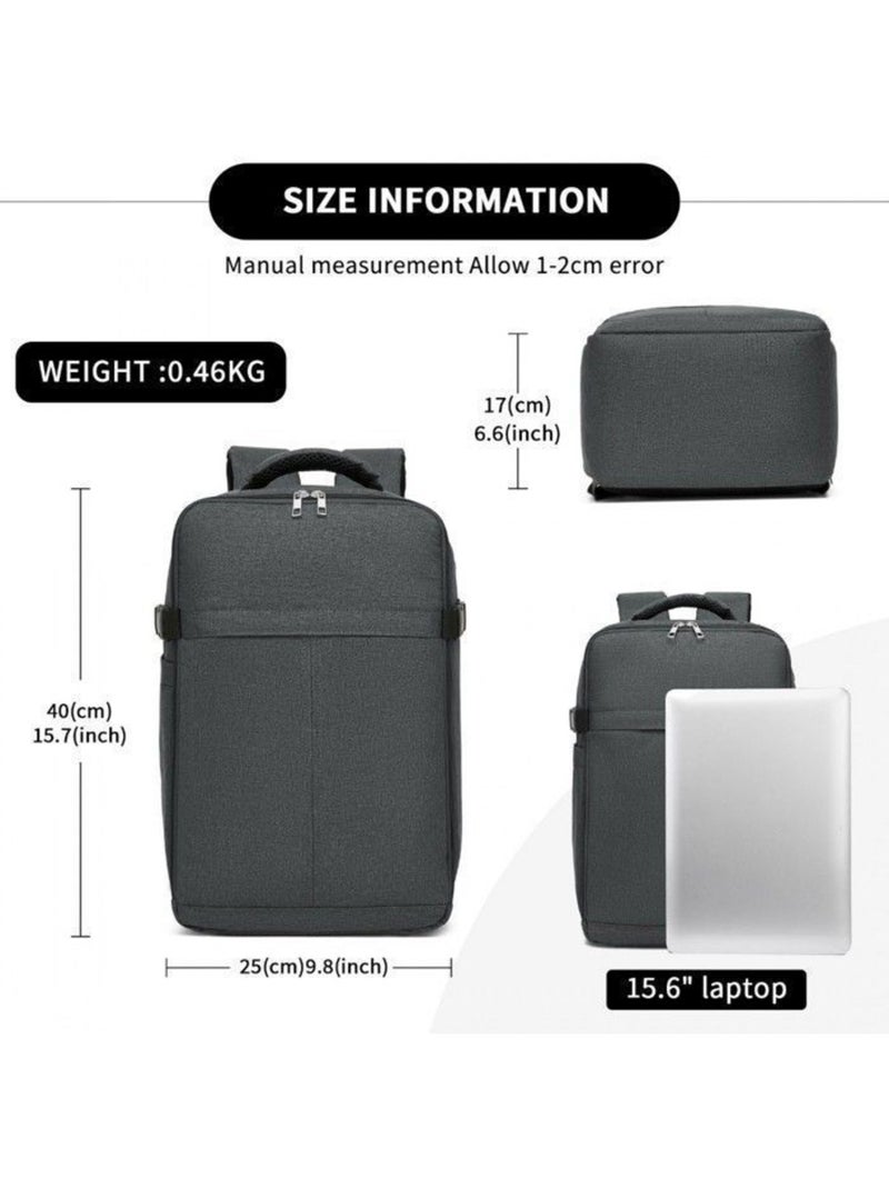 Sac à dos cabine 40x29x19 cm 15 l ryanair pour pc - kono Gris - Kiabi