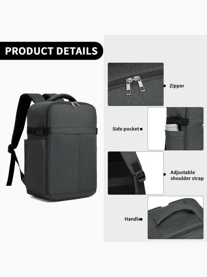 Sac à dos cabine 40x29x19 cm 15 l ryanair pour pc - kono Gris - Kiabi