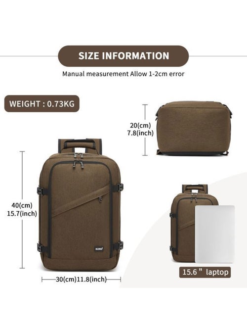 Sac à dos cabine 40x30x20 cm 24 l ryanair 530 g - kono - Kiabi Sac à dos cabine 40x30x20 cm 24 l ryanair 530 g - kono - Kiabi