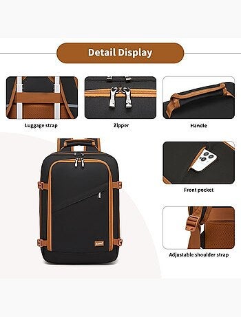Sac à dos cabine 40x30x20 cm 24 l ryanair 530 g - kono