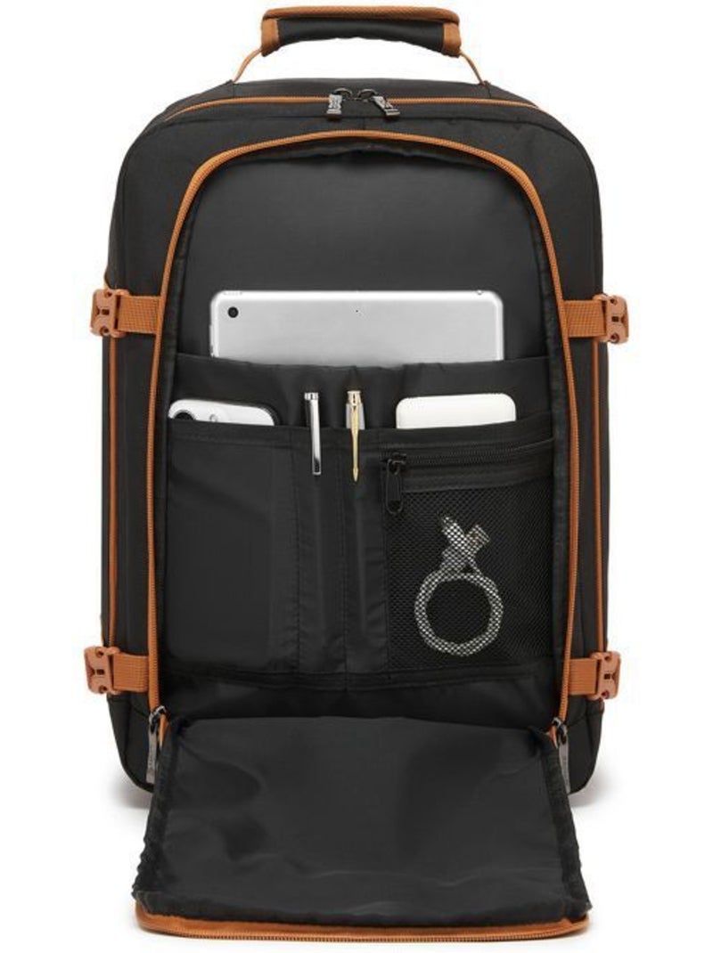 Sac à dos cabine 40x30x20 cm 24 l ryanair 530 g - kono Noir - Kiabi