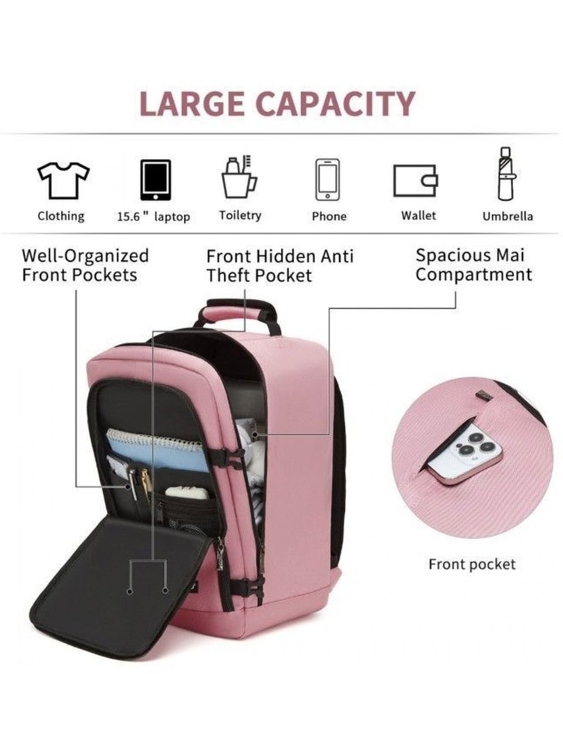 Sac à dos cabine 40x30x20 cm 24 l ryanair 530 g - kono Rose - Kiabi