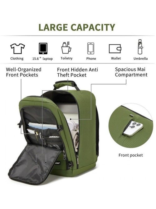Sac à dos cabine 40x30x20 cm 24 l ryanair 530 g - kono - Kiabi Sac à dos cabine 40x30x20 cm 24 l ryanair 530 g - kono - Kiabi