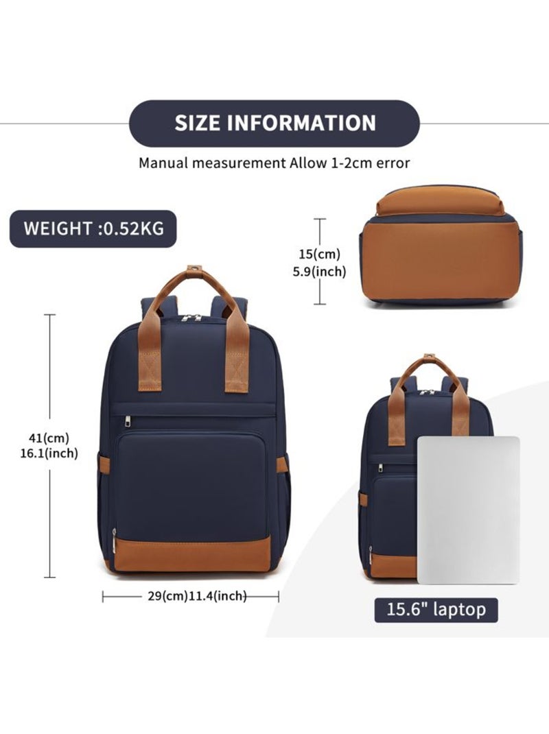 Sac à dos cabine 41x29x15 cm 17 l pour ordinateur - kono Bleu - Kiabi