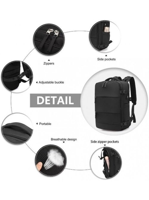 Sac à dos cabine 42x30x20 cm 25 l étanche pour pc - kono - Kiabi Sac à dos cabine 42x30x20 cm 25 l étanche pour pc - kono - Kiabi