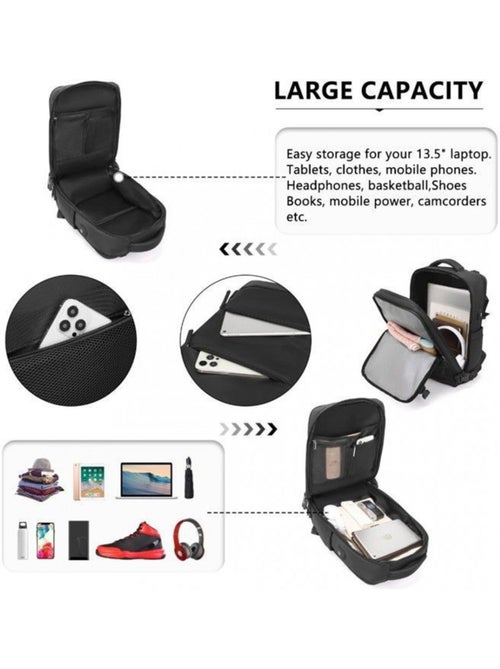 Sac à dos cabine 42x30x20 cm 25 l étanche pour pc - kono - Kiabi Sac à dos cabine 42x30x20 cm 25 l étanche pour pc - kono - Kiabi