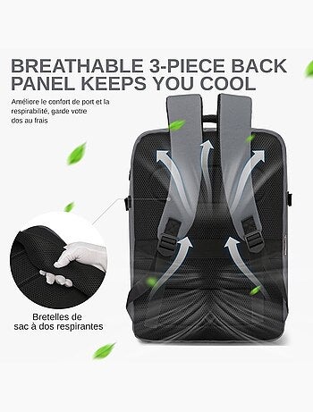 Sac à dos cabine 45x36x20 cm 32 l easyjet pour pc - kono