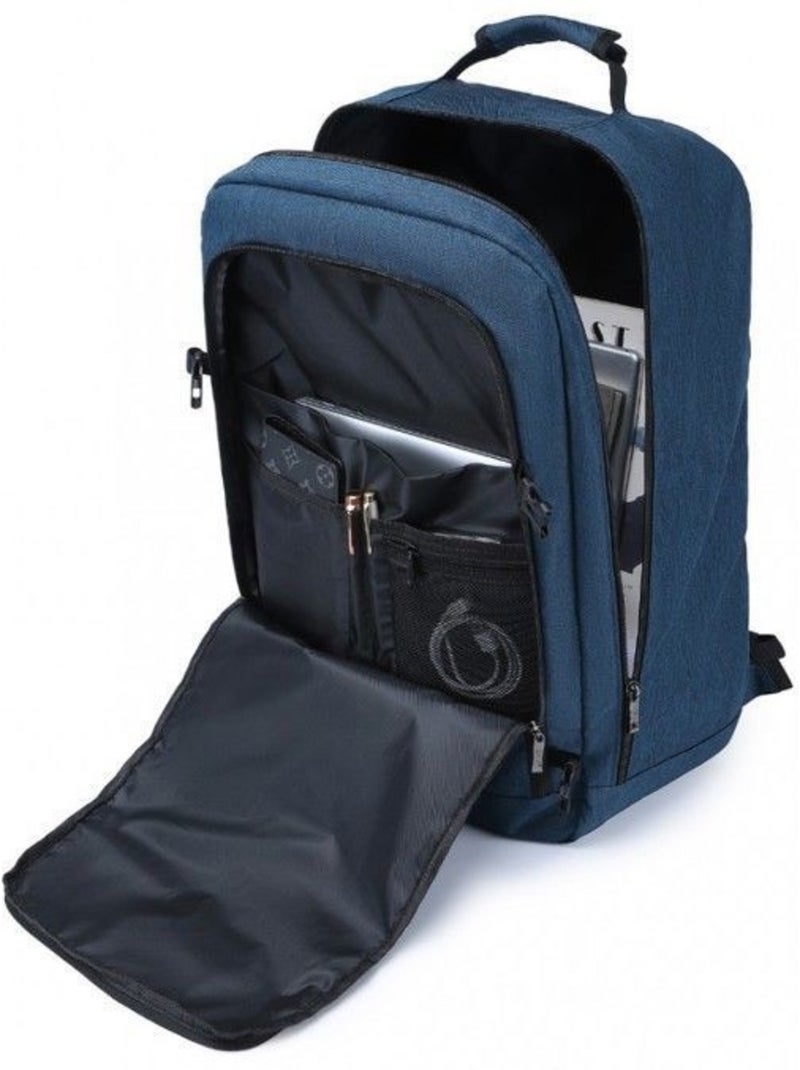 Sac à dos cabine 54x35x20 cm 38 l easyjet pour pc - kono Bleu - Kiabi