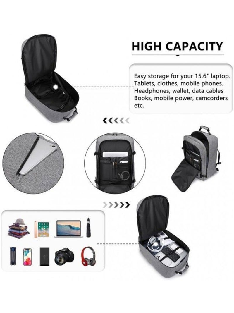 Sac à dos cabine 54x35x20 cm 38 l easyjet pour pc - kono Gris - Kiabi