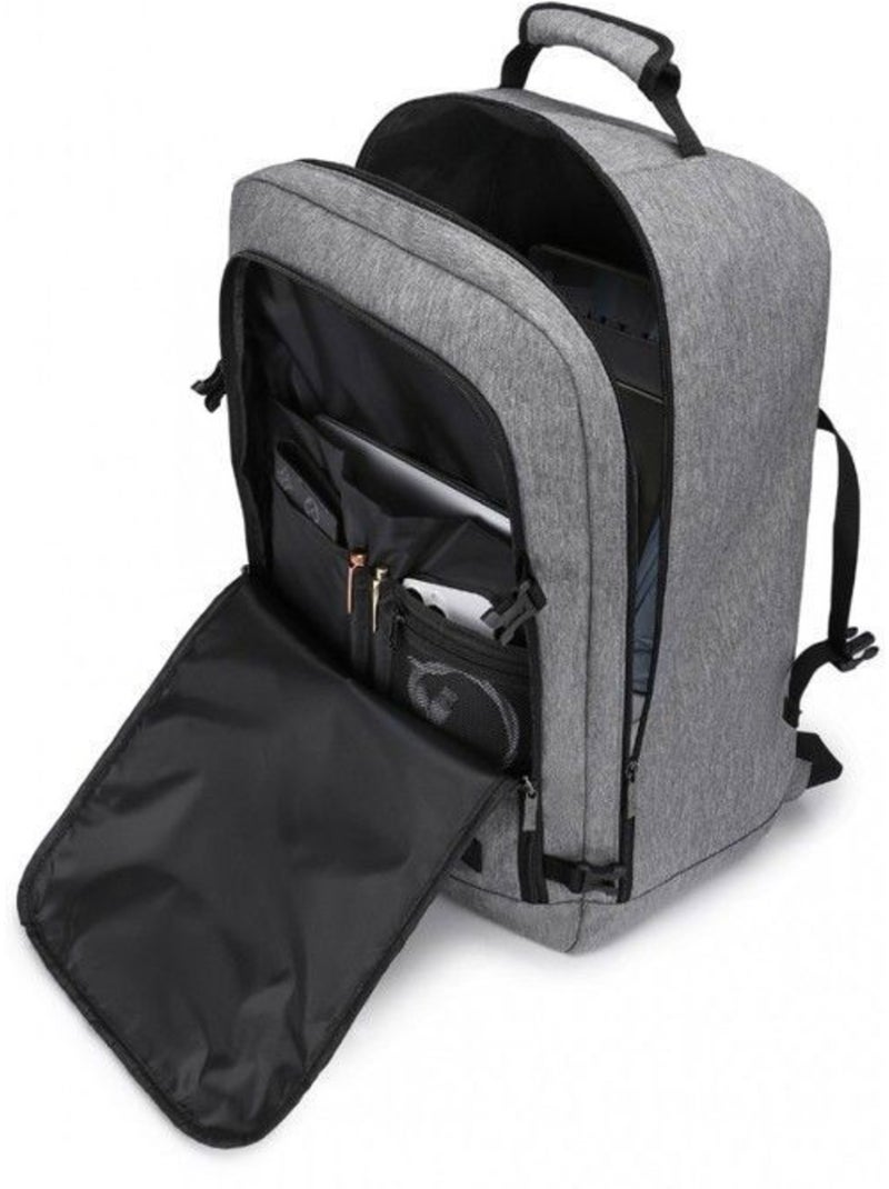 Sac à dos cabine 54x35x20 cm 38 l easyjet pour pc - kono Gris - Kiabi