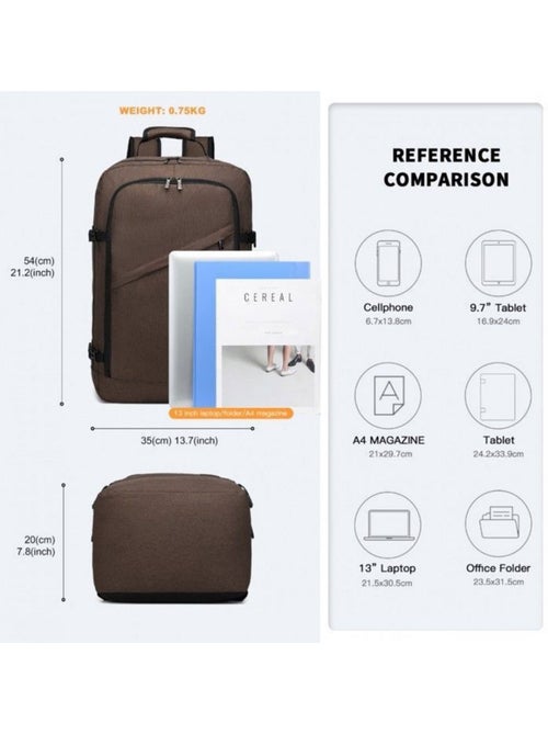 Sac à dos cabine 54x35x20 cm 38 l easyjet pour pc - kono - Kiabi Sac à dos cabine 54x35x20 cm 38 l easyjet pour pc - kono - Kiabi