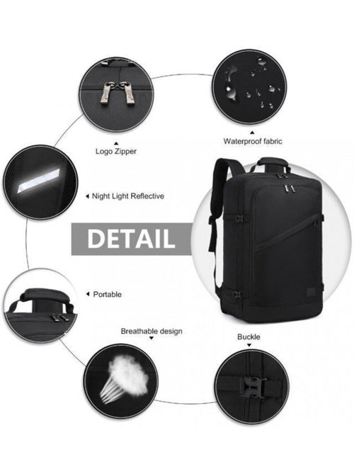 Sac à dos cabine 54x35x20 cm 38 l easyjet pour pc - kono - Kiabi Sac à dos cabine 54x35x20 cm 38 l easyjet pour pc - kono - Kiabi