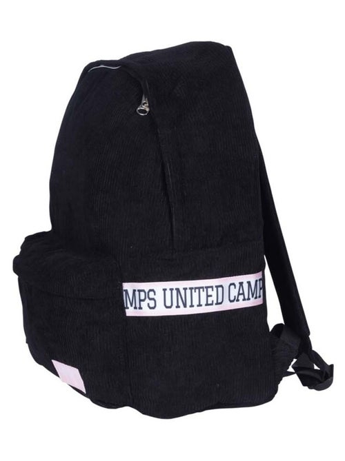 Sac à dos CAMPS noir en velours côtelé Corduroy Basic - Kiabi Sac à dos CAMPS noir en velours côtelé Corduroy Basic - Kiabi