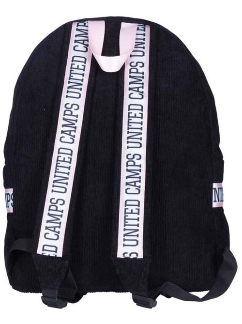 Sac à dos CAMPS noir en velours côtelé Corduroy Basic - Kiabi Sac à dos CAMPS noir en velours côtelé Corduroy Basic - Kiabi