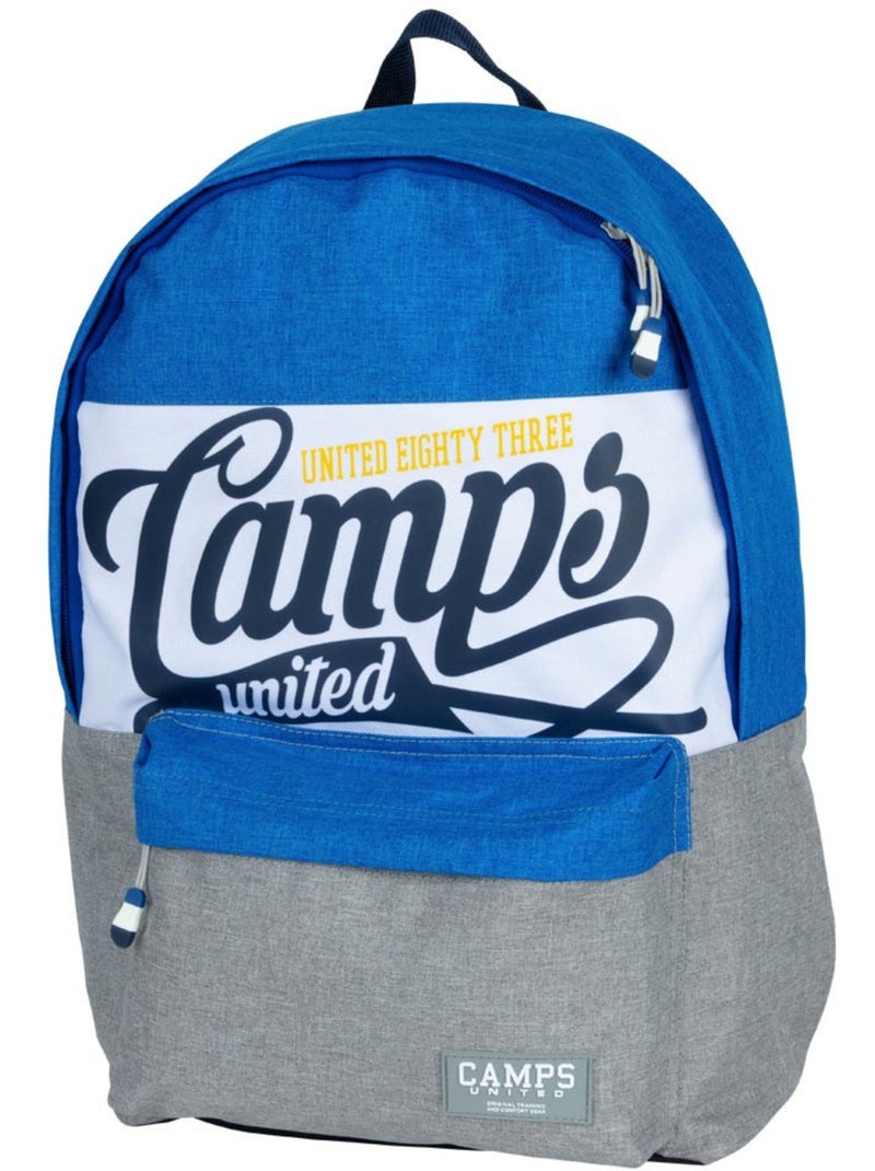 Sac à Dos Camps United Tricolore 42 CM - Forme Borne Bleu Gris Blanc - Kiabi