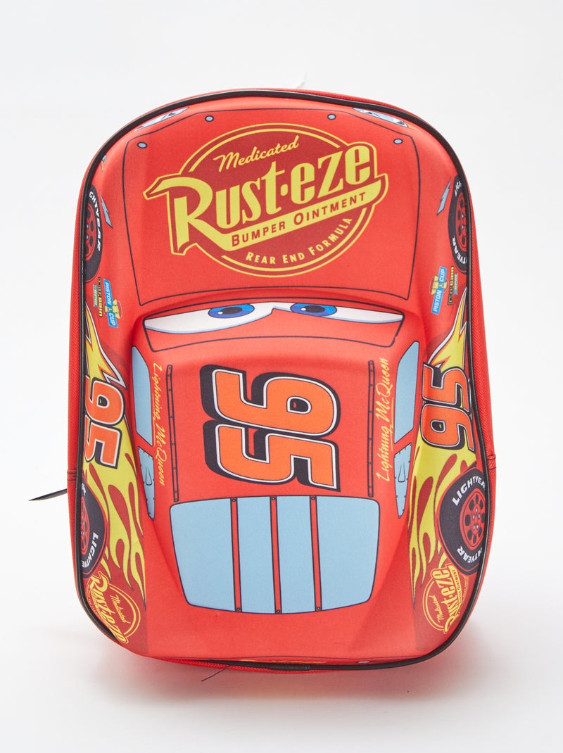 Sac à dos 'Cars' 'Disney' en forme de voiture ROUGE - Kiabi